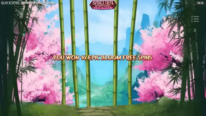 Sakura Fortune Epic Bloom slot screenshot 3