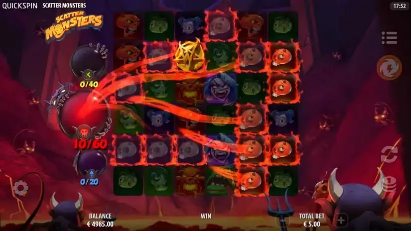 Scatter Monsters slot screenshot 2