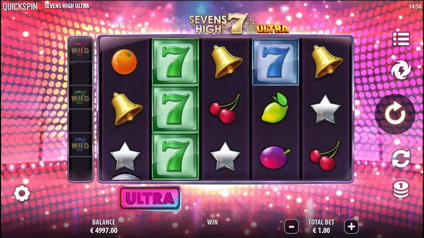 Sevens High Ultra slot screenshot 4