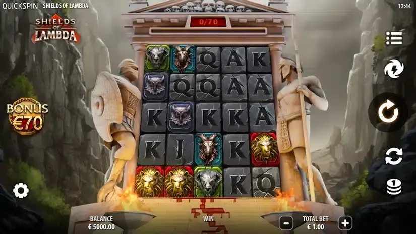 Shields of Lambda slot screenshot 