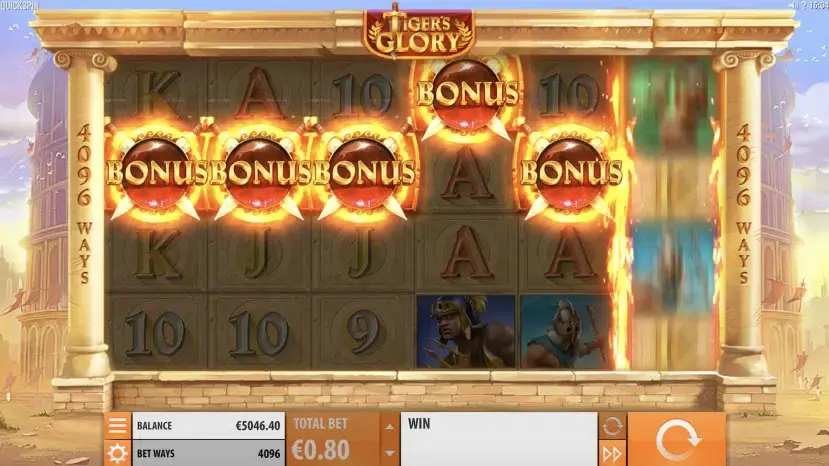 Tiger’s Glory slot screenshot 3