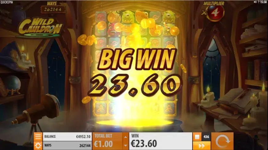 Wild Cauldron slot screenshot 4