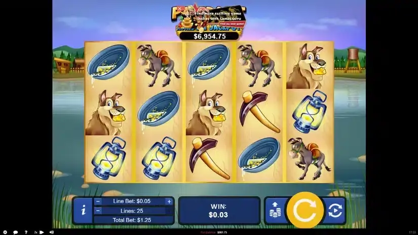 Pay Dirt! slot screenshot 