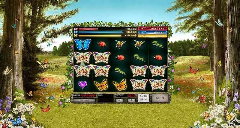 3 Butterflies slot screenshot 2