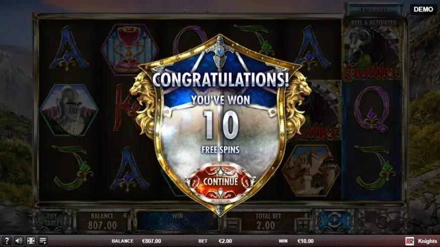 Knights slot screenshot 4