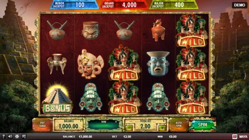 Maya slot screenshot 1