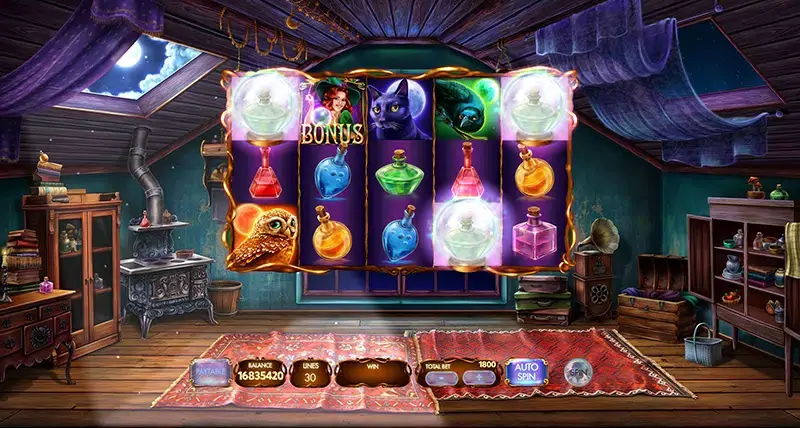 Myrtle the Witch slot screenshot 1