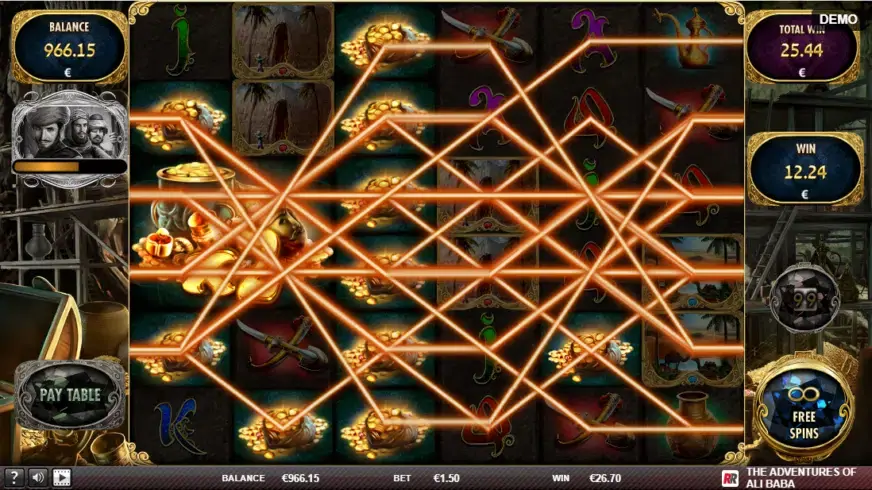 The Adventures of Ali Baba slot screenshot 5