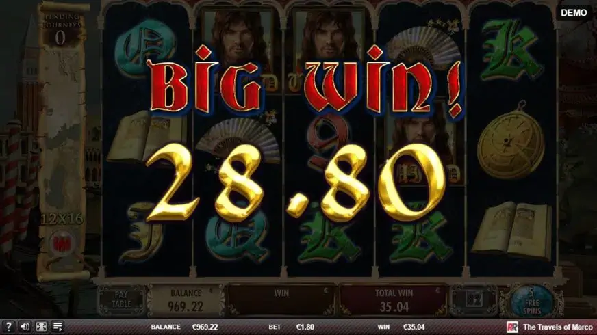 The Travels Of Marco slot screenshot 5