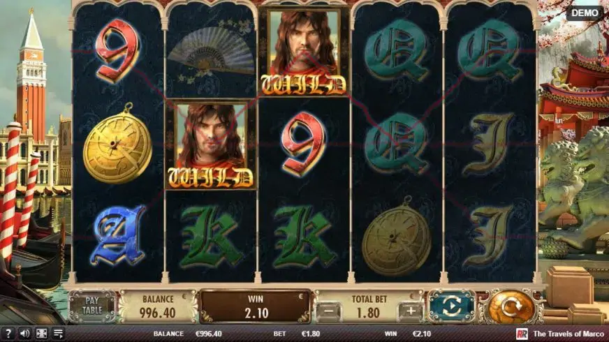 The Travels Of Marco slot screenshot 2