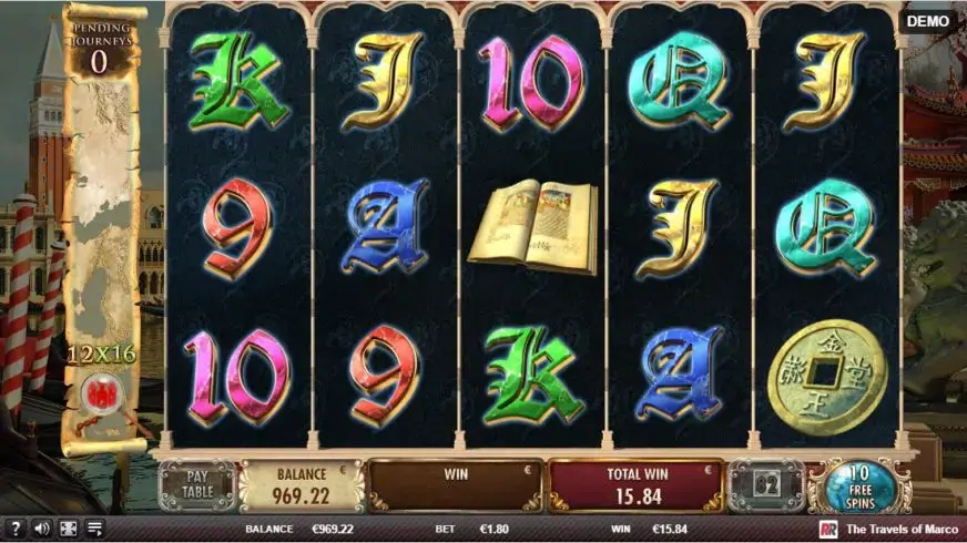 The Travels Of Marco slot screenshot 4