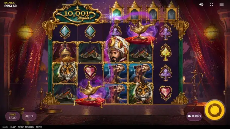10,001 Nights slot screenshot 2