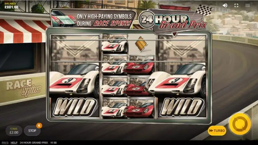 24 Hour Grand Prix slot screenshot 2
