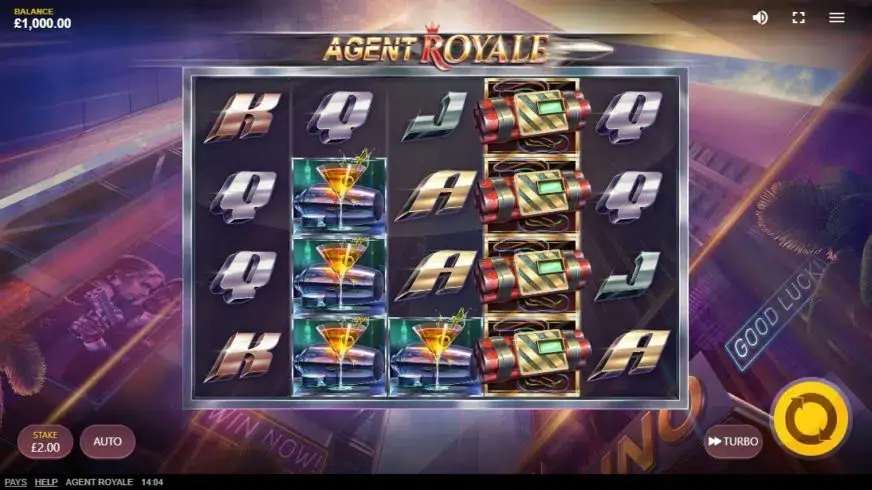 Agent Royale slot screenshot 