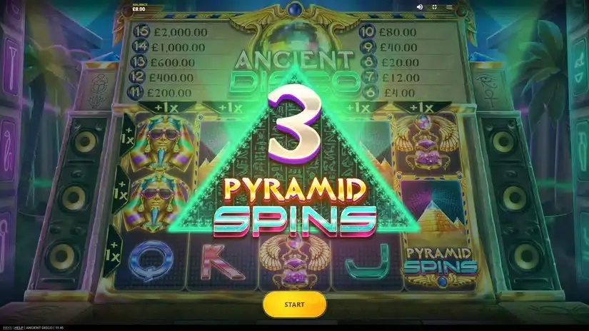 Ancient Disco slot screenshot 5