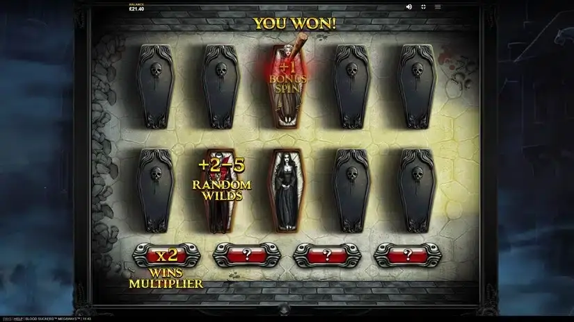 Blood Suckers Megaways slot screenshot 5
