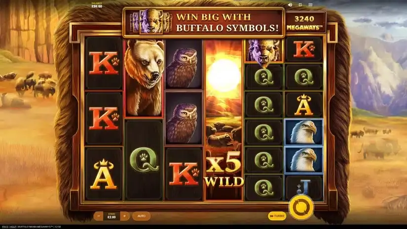 Buffalo Mania MegaWays slot screenshot 3
