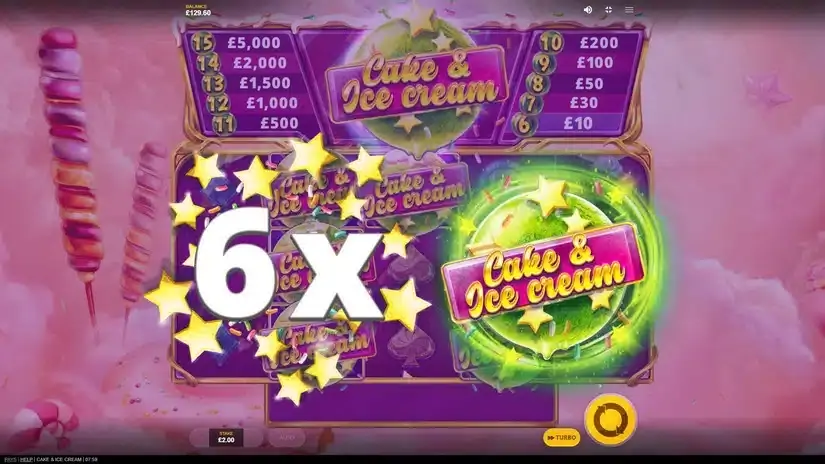 Cake & Ice Cream slot screenshot 2