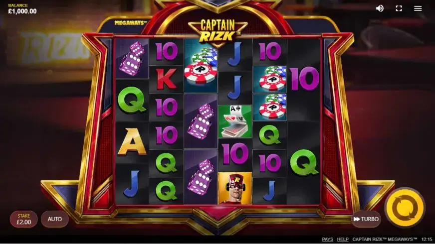 Captain Rizk Megaways slot screenshot