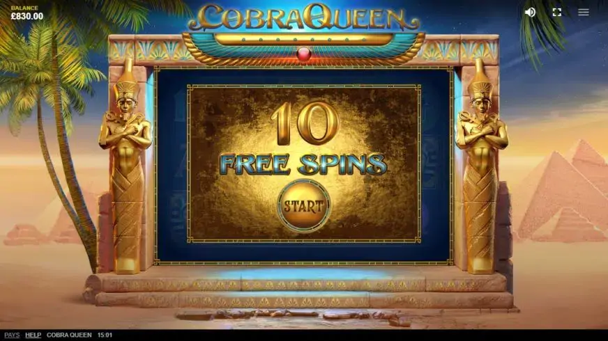 Cobra Queen slot screenshot 3