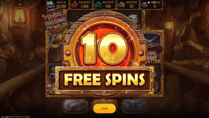 Digging for Wilds slot screenshot 3