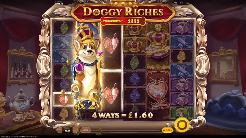 Doggy Riches Megaways slot screenshot 3