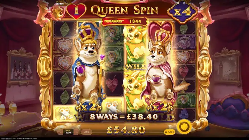 Doggy Riches Megaways slot screenshot 