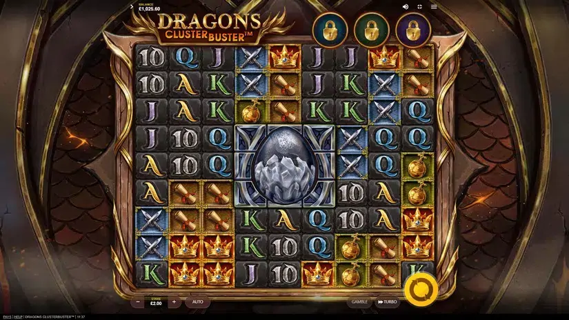 Dragons Clusterbuster slot screenshot 