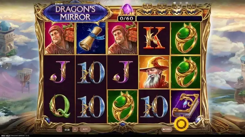 Dragon’s Mirror slot screenshot 