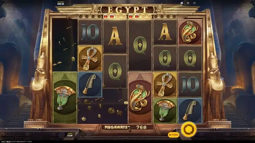 Egypt Megaways slot screenshot 2