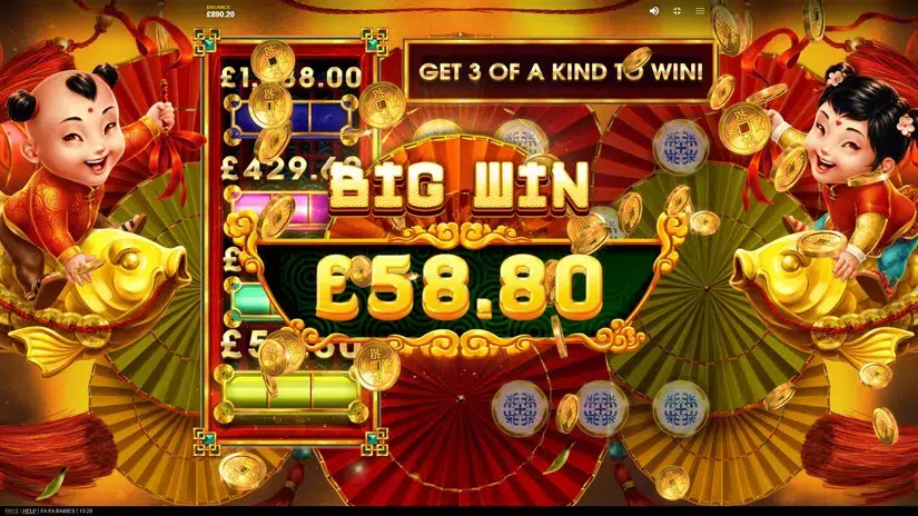 Fa Fa Babies slot screenshot 