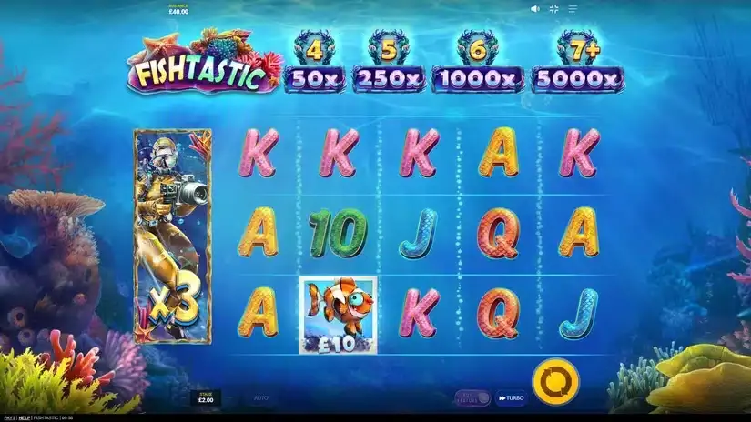 Fishtastic slot screenshot 2