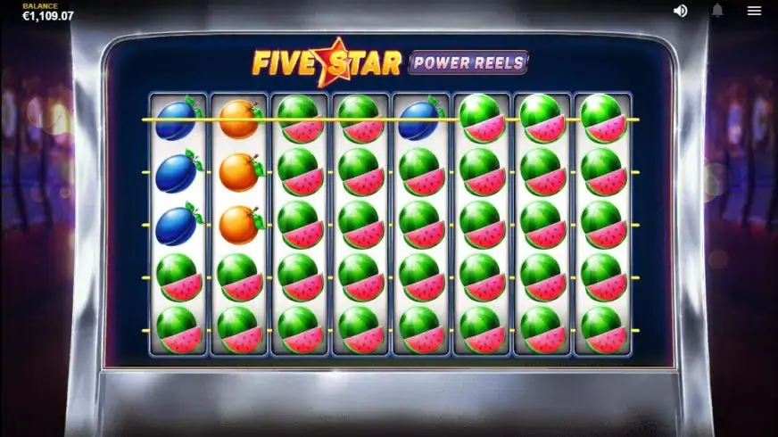Five Star Power Reels slot screenshot 2