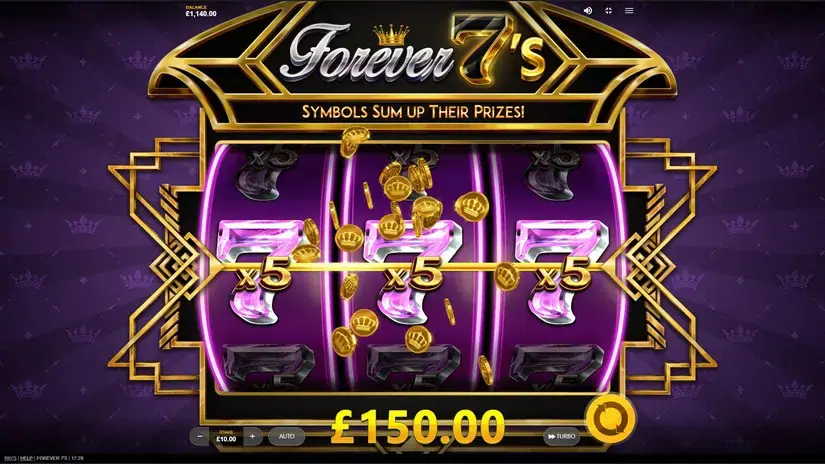 Forever 7s slot screenshot 2