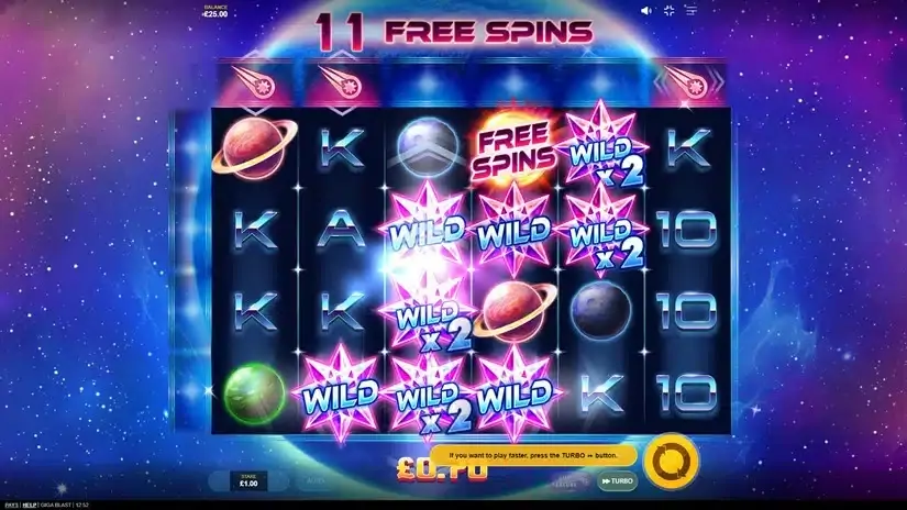 Giga Blast slot screenshot 4
