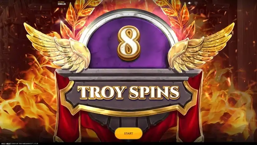 Gods of Troy Megaways slot screenshot 5