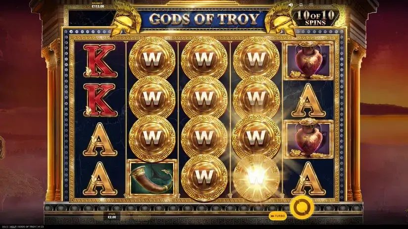 Gods Of Troy slot screenshot 4