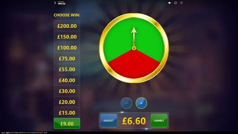 Gold Mine Mistress slot screenshot 3