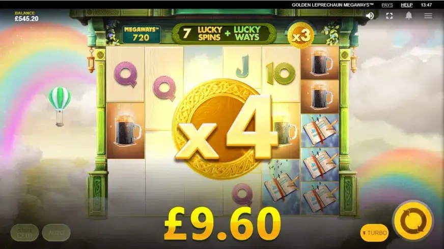 Golden Leprechaun Megaways slot screenshot 3