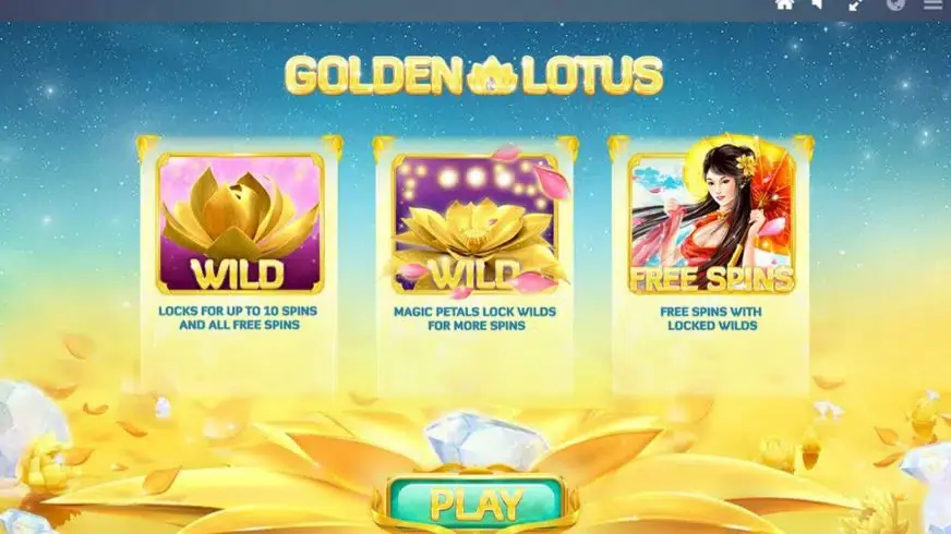 Golden Lotus slot screenshot 