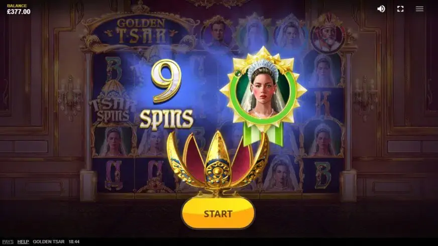 Golden Tsar slot screenshot 4