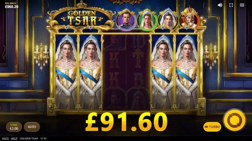 Golden Tsar slot screenshot 3