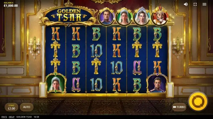 Golden Tsar slot screenshot 