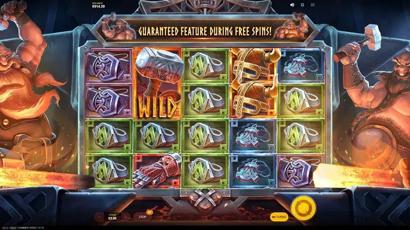Hammer Gods slot screenshot 4