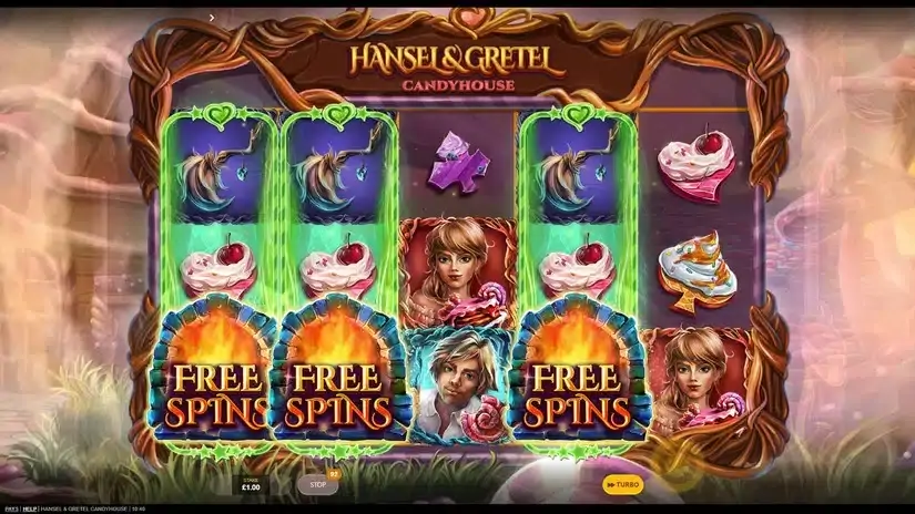 Hansel and Gretel Candyhouse slot screenshot 3
