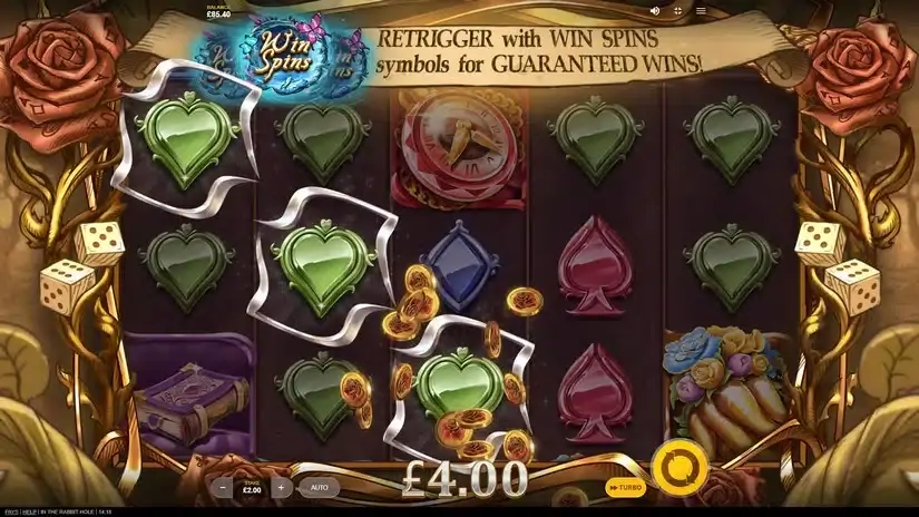 In The Rabbit Hole slot screenshot 4