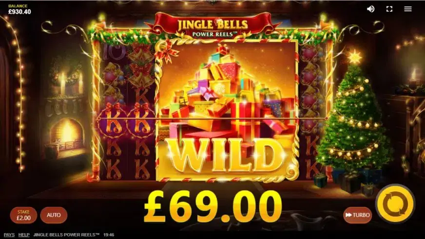 Jingle Bells Power Reels slot screenshot 2