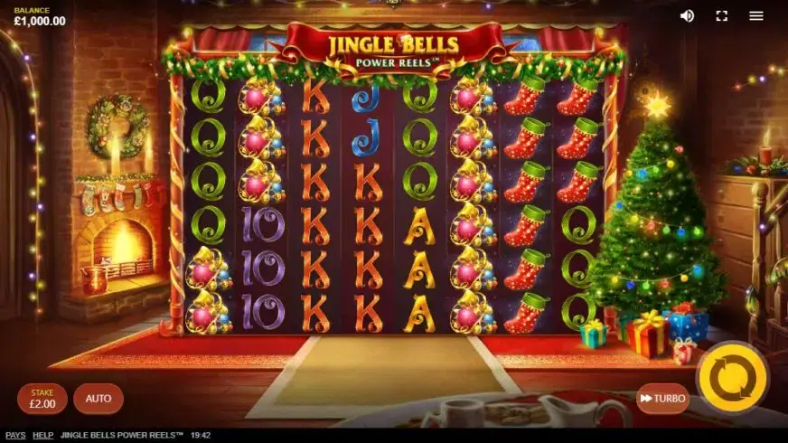 Jingle Bells Power Reels slot screenshot