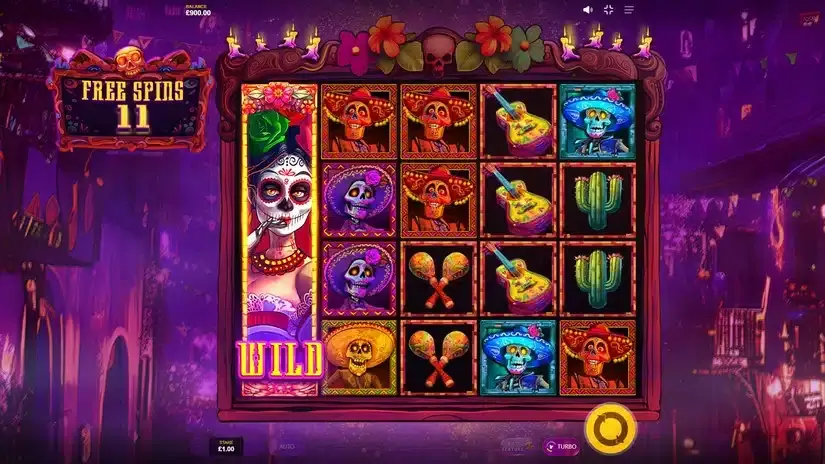 Los Muertos Locos slot screenshot 3