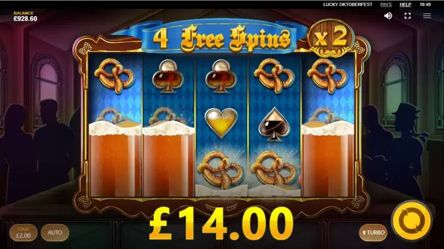 Lucky Oktoberfest slot screenshot 4